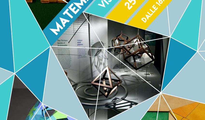 Al museo della matematica? Il 25 Gennaio!
