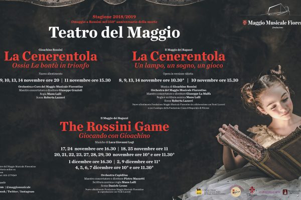 All’Opera con tre spettacoli di Rossini