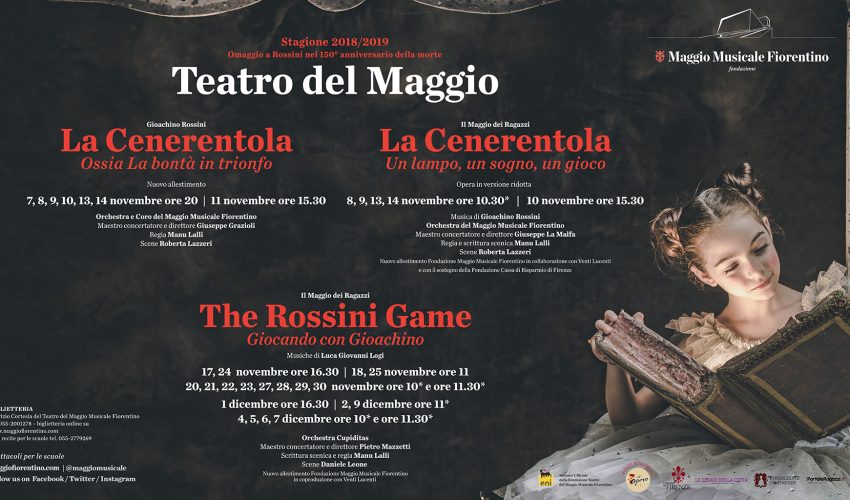 All’Opera con tre spettacoli di Rossini
