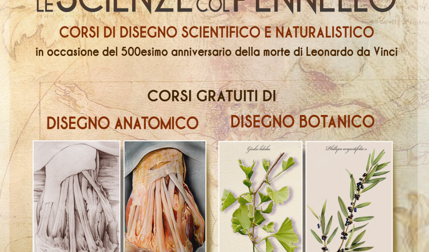 Le scienze con il Pennello: corso di disegno anatomico e botanico